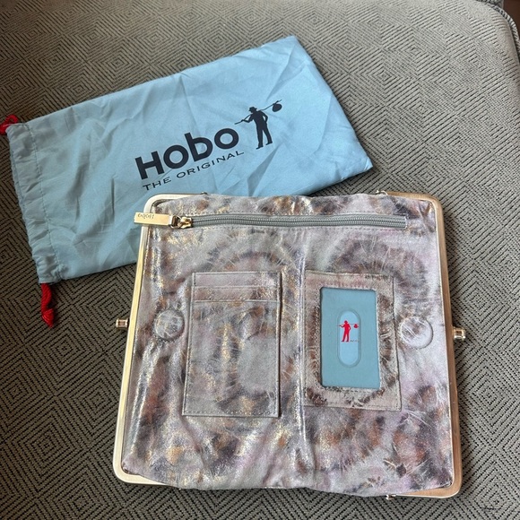 HOBO INTERNATIONAL LAUREN Wallet Vintage Leather Clutch - Picture 5 of 10